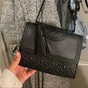 FLEMING MATTE SMALL SHLDR BAG TORY BURCH